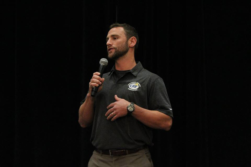 Eric McElvenney-Speaking About Challenged Athletes Foundation
