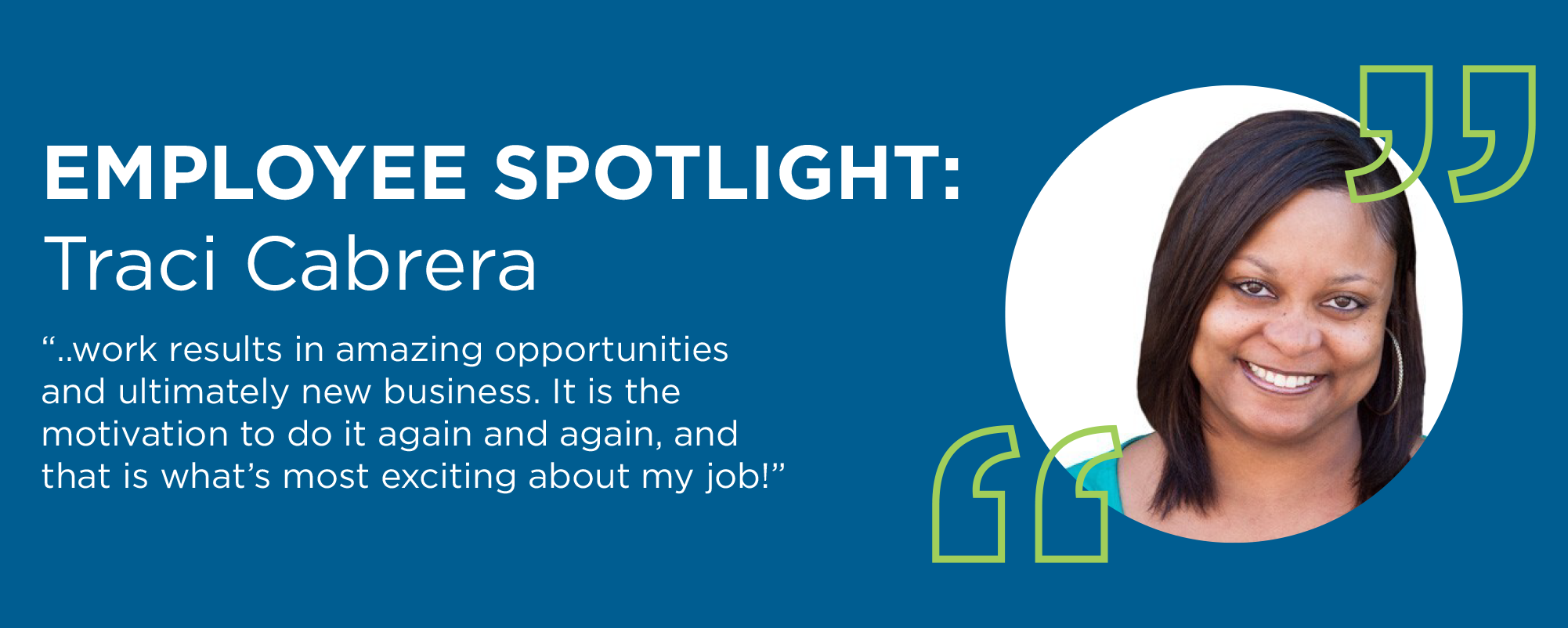 employee spotlight traci cabrera employee spotlight traci cabrera